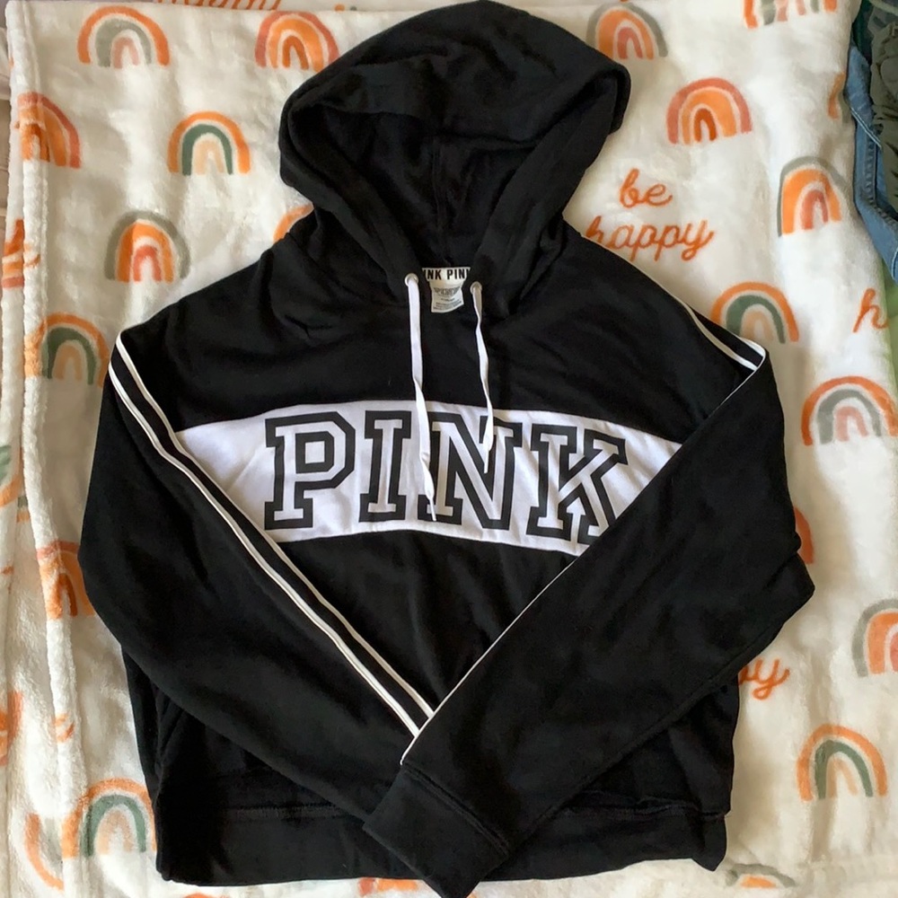 Victoria Secret black cropped sweater